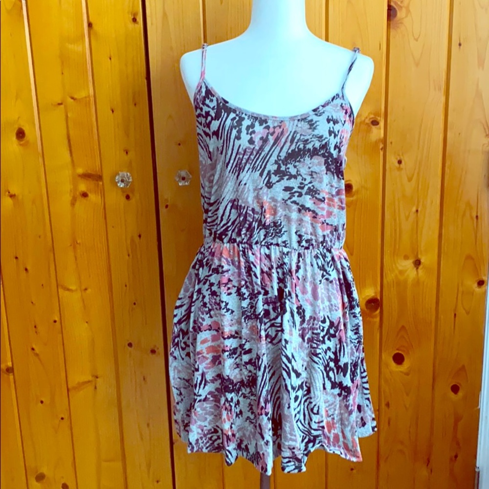 LAST CHANCE Mimi Chica knit gray dress